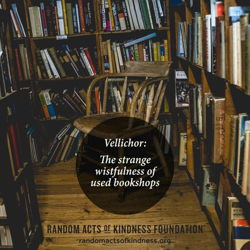 Vellichor: The strange wistfulness of used bookshops.