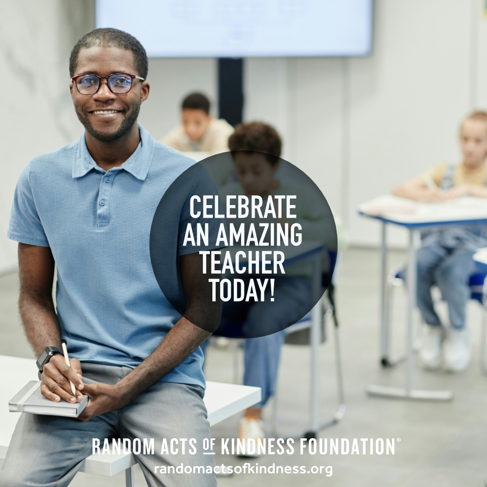 Celebrate an amazing teacher today! —Brooke