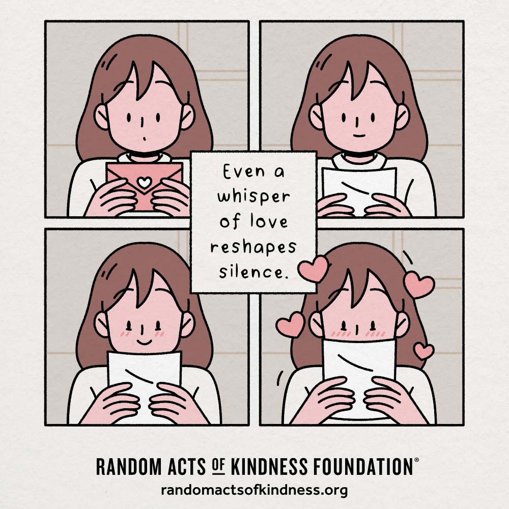 Even a whisper of love reshapes silence. —Brooke