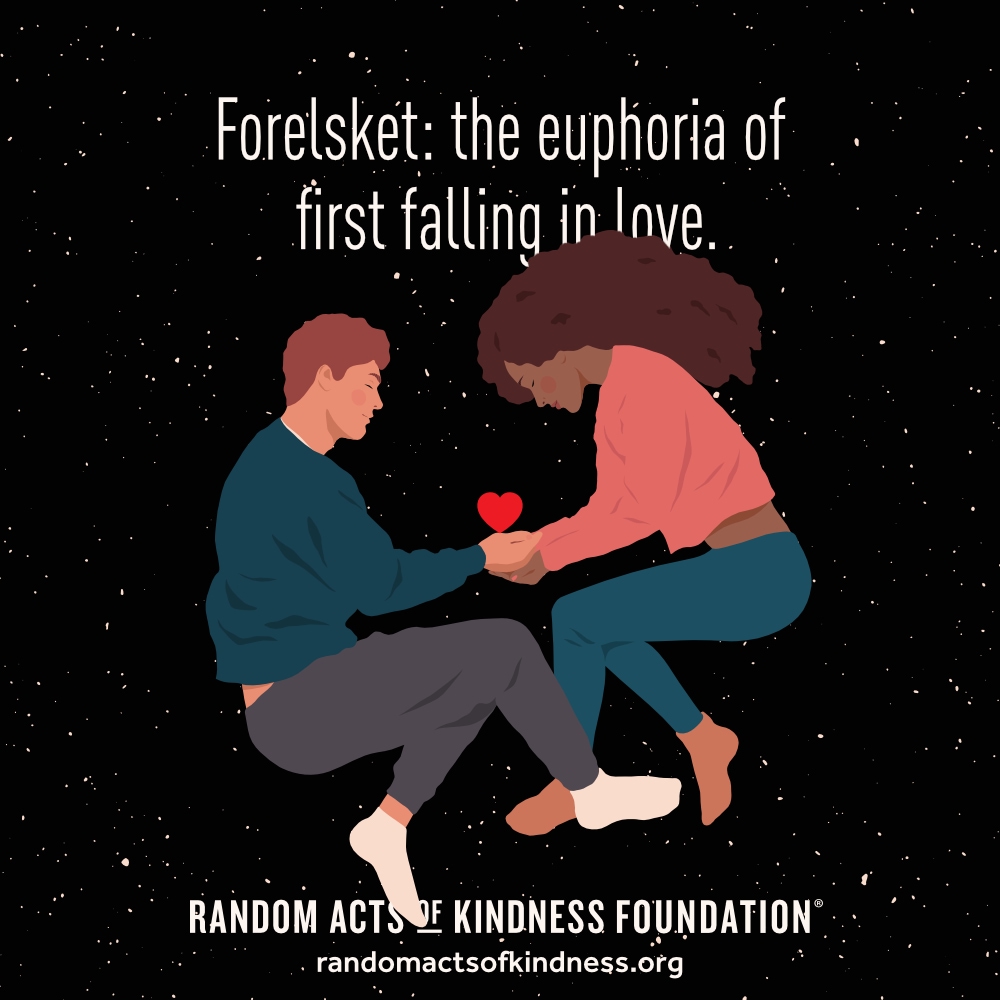 Forelsket: the euphoria of first falling in love.